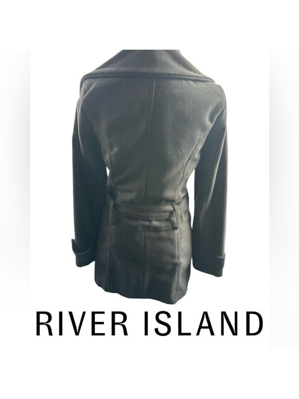 River Island Wool Blend Coat US S
